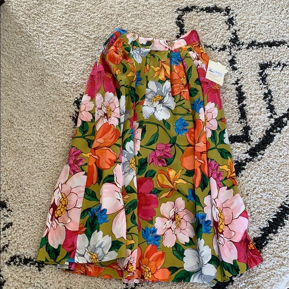 NEW Mara hoffman multi floral tulay maxi skirt 8 - Picture 4 of 13